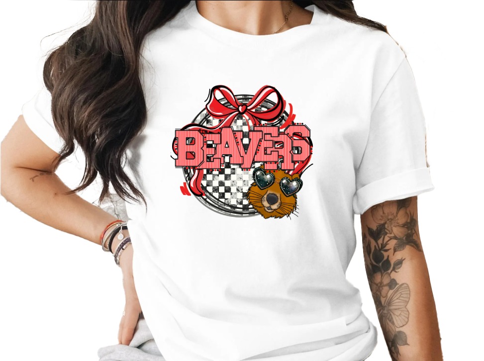 Beavers T-Shirt, Cute Animal Tee, Heart Sunglasses, Funny Beaver Shirt, Beaver Lover Gift, Trendy Graphic Tee, Graphic T-Shirt, Animal