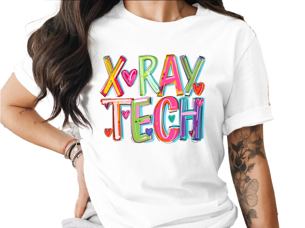 X Ray Tech T-Shirt, Cute Radiology Tee, Radiology Technician Shirt, Rad Tech Gift, Medical T-Shirt, Future X Ray Tech Tee