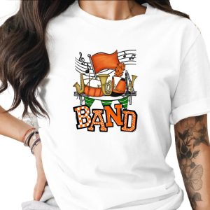 Band T-Shirt, Marching Band Shirt, Music TShirt, Band Geek, Concert T Shirt, Band Lover Gift, Musical Instrument, Colorful Band Shirt