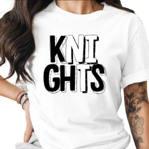Knights Graphic Round Neck Casual Style T-Shirt product type