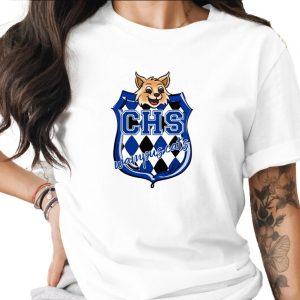 Wampus Cats T-Shirt, CHS Shirt, Cartoon Bobcats Tee, Team Spirit Top, School Mascot Shirt, Sports Fan Apparel, Unique Graphic Tee
