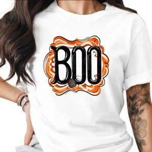 Halloween Boo T-Shirt, Spooky Season Shirt, Ghost Shirt, Halloween Party Tee, Halloween Costume T Shirt, October Shirt, Holiday T-Shirt