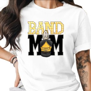 Band Mom T-Shirt, Proud Band Parent, Marching Band Shirt, Musical Mom Tee, Gift for Band Mom, Show Your Support T-Shirt