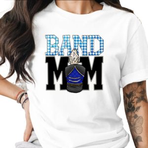 Band Mom T-Shirt, Marching Band Shirt, Proud Band Mom, Band Parent Shirt, Band Booster Tee, Band Mom Gift, Music T-Shirt