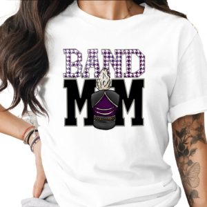 Band Mom T-Shirt, Marching Band Shirt, Band Parent Tee, Band Graphic Tee, Mom TShirt, Gift for Band Mom, Marching Band Season Shirt