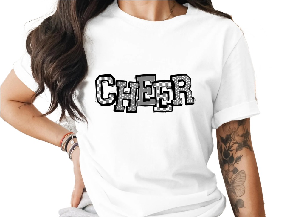 Cheer T-Shirt, Spirit Shirt, School T Shirt, Game Day Shirt, Cheerleading Shirt, Sports T Shirt, Team Shirt, Gift for Cheerleader