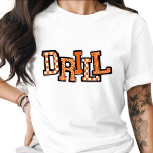 DRILL T-Shirt, Motivational Tee, Patterned T-Shirt, Trending T-Shirt, Graphic Tee, Custom T-Shirt, Gift Idea, Casual T-Shirt