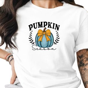 Pumpkin Season Sublimation Digital Download PNG, Blue Pumpkin Fall Autumn Harvest Design, Farmhouse Thanksgiving Decor