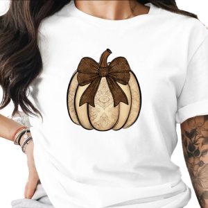 Distressed Pumpkin Bow Sublimation DTF Digital Download PNG, Vintage Fall Harvest Design, Autumn Rustic Shabby Chic Graphic
