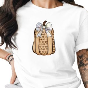 Rustic Polka Dot Pumpkin, Autumn Fall Sublimation DTF Digital Download PNG, Damask Bow Harvest Thanksgiving Art, Farmhouse Halloween Decor