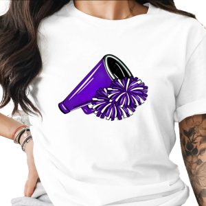 Cheerleading Spirit with Pom Poms Clip Art Digital