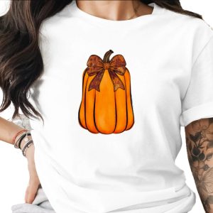 Rustic Fall Pumpkin Sublimation DTF Digital Download PNG, Autumn Sunflower Bow Design, Thanksgiving Decor Printable, Instant Graphic