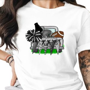 Tailgate Truck with Football Gear Graphic Design Digital
