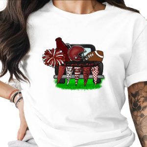 Football Tailgate Truck with Pennants and Gear Digital