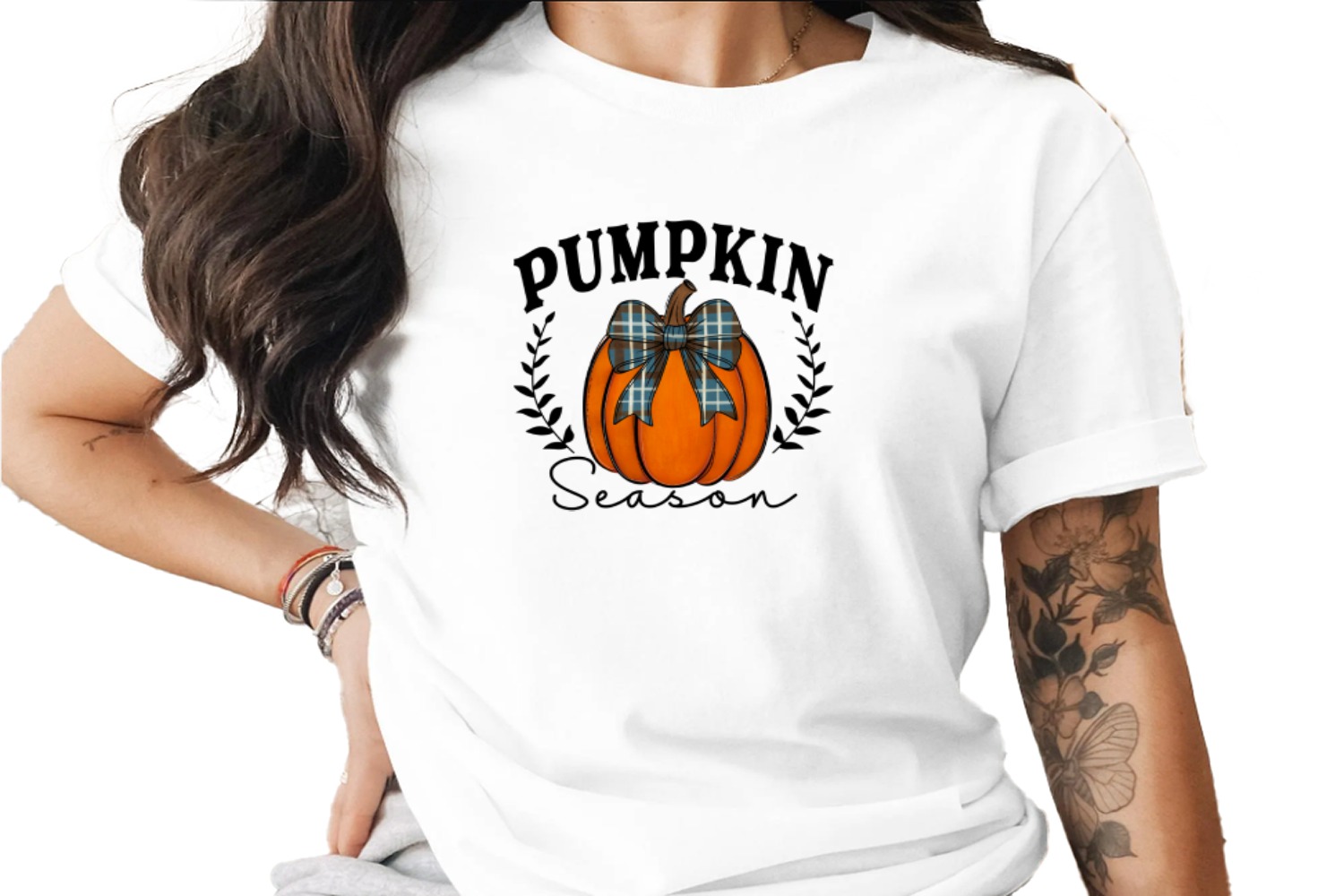 Pumpkin Season Sublimation Digital Download PNG, Fall Plaid Pumpkin Design, Autumn Harvest PNG, Cozy Seasonal Transfer