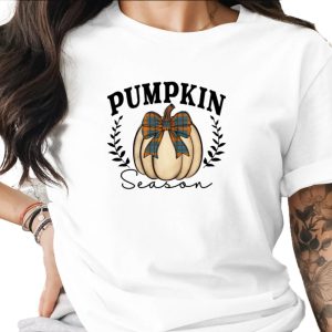 Pumpkin Season Sublimation Digital Download PNG, Fall Harvest Plaid Pumpkin Design, Autumn Sublimation PNG, Cozy Fall Vibes, Ready to Print