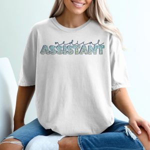 Medical Assistant T Shirt, Cute Glitter MA Tee, Healthcare Hero TShirt, Appreciation Gift for Medical Staff, Medical Assistant Gifts
