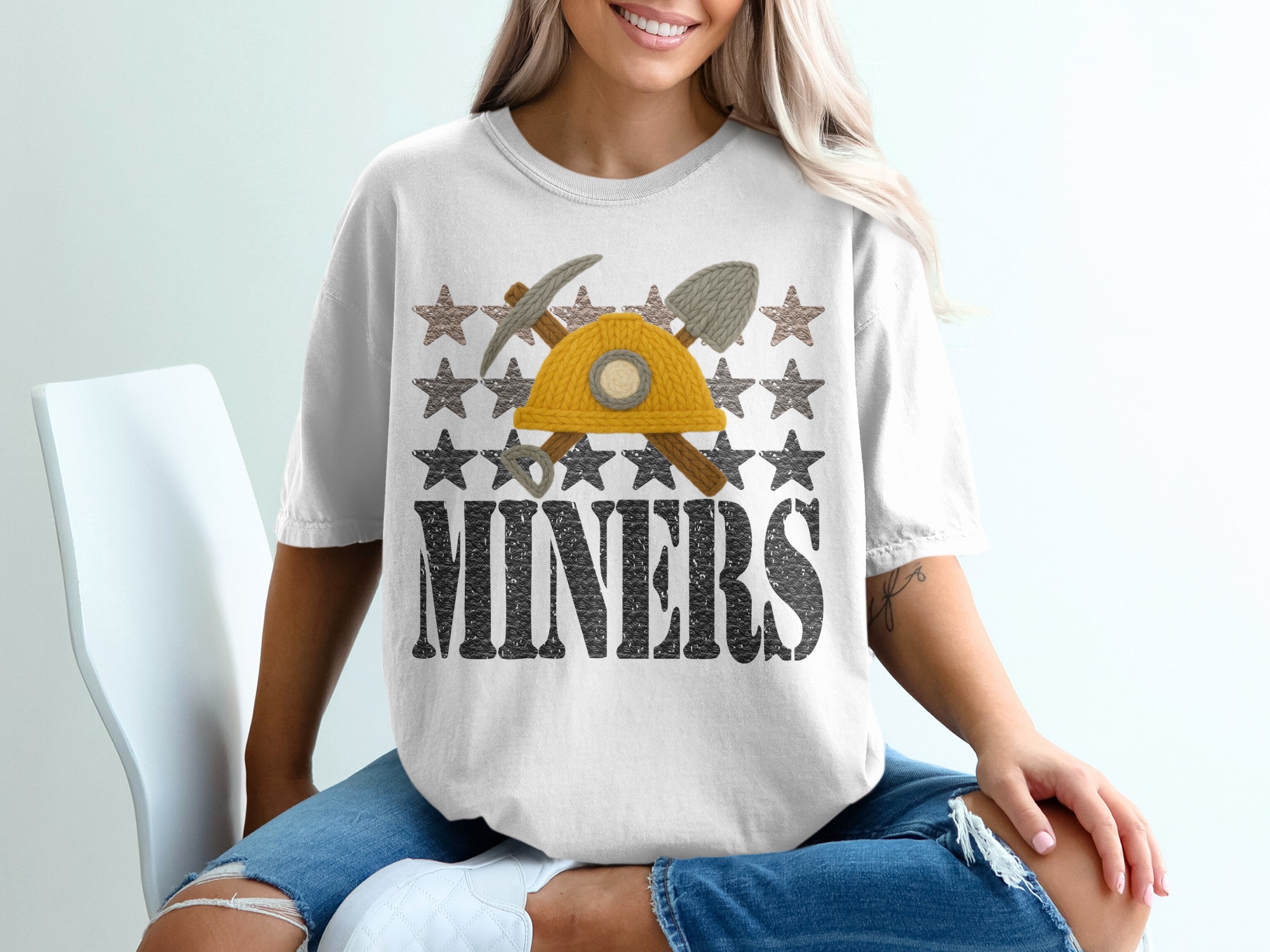 Miners T-Shirt, Mining Crew Tee, Gold Miner Shirt, Funny Job Shirt, Gift for Miner, Mining T-Shirt, Hard Work T-Shirt, Star T-Shirt