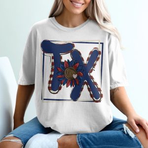 Patriotic Taxes Sunflower T Shirt, Red White Blue, Floral Tax Day Tee, Accountant Gift, USA Flag Tax Shirt, Taxes Season T-Shirt