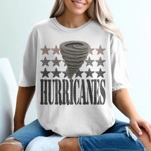 Hurricanes T-Shirt, Weather Tee, Tornado Shirt, Star Design T Shirt, Storm Lover Tee, Hurricanes Team TShirt, Unique T-Shirt Design