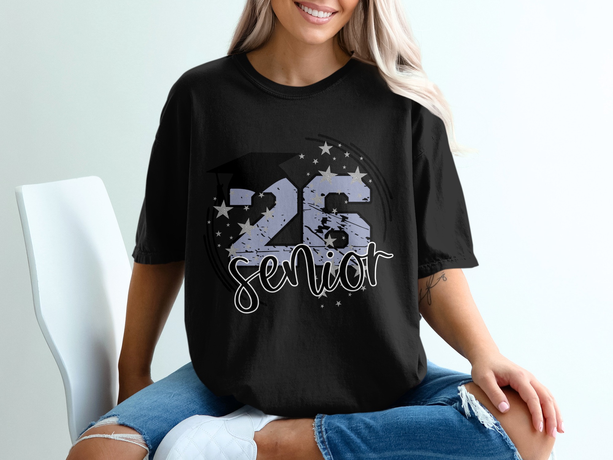 Senior 2026 T-Shirt, Graduation Gift, Class of 2026, Grad Party Tee, Graduation Cap T-Shirt, Graduation Shirt, High School Graduation - Image 2