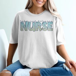 Labor and Delivery Nurse T-Shirt, Nurse Appreciation Gift, Shiny Nurse Shirt, Delivery Nurse Tee, Cute Nurse T-Shirt, Hospital Nurse T-Shirt