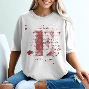 Grunge T-Shirt, Abstract Graphic Tee, Textured Design Shirt, Unique Artsy Top, Modern Style Clothing, Urban Fashion Tee, Distressed Print
