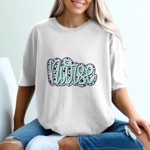Nurse T-Shirt, Cow Print Shirt, Medical T-Shirt, Healthcare Worker Shirt, Trendy Nurse Shirt, Unique Nurse Gift, Nurse Appreciation Tee