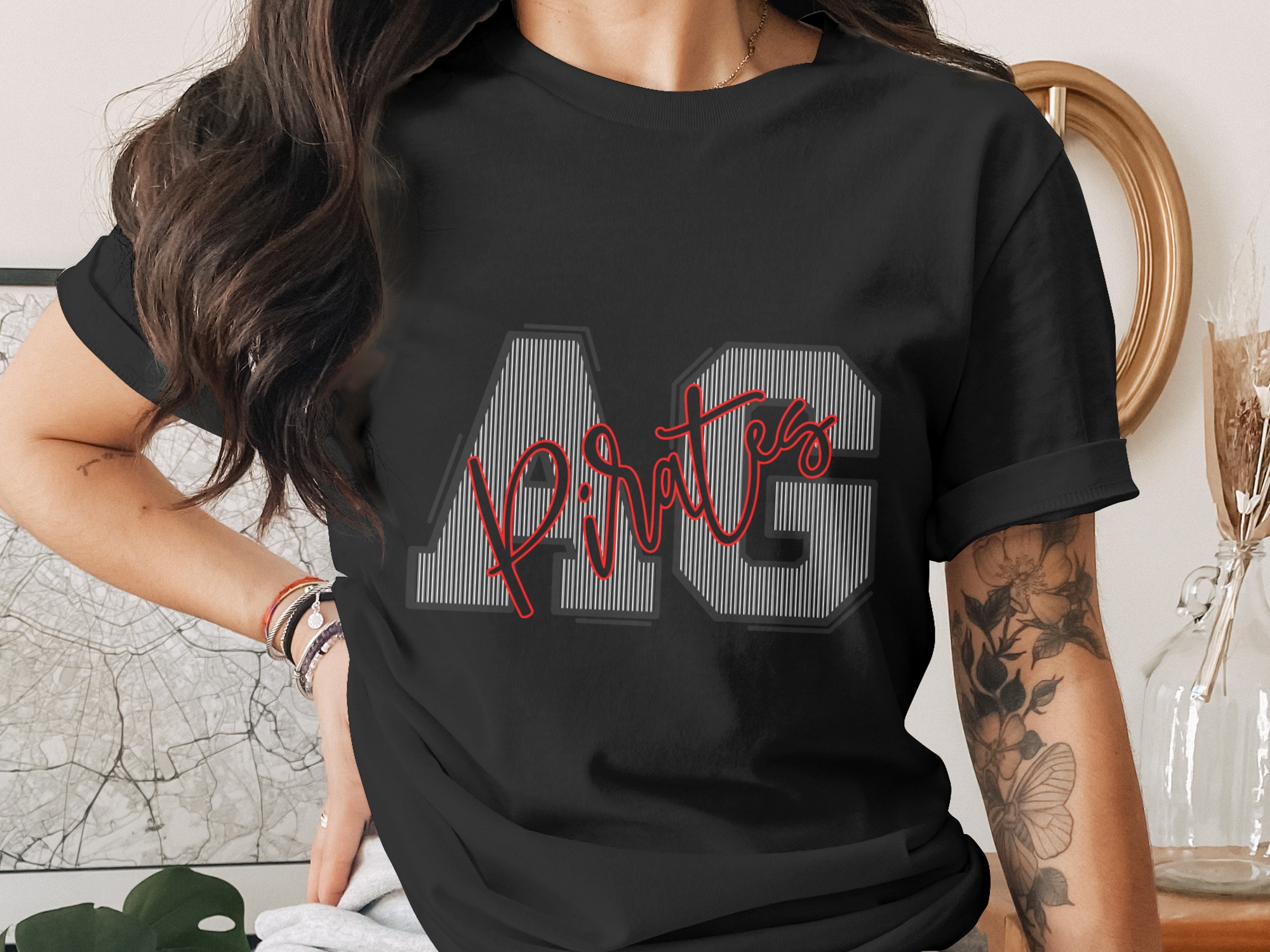 Ag Pirates Sublimation Digital Download, dtf png, Sports Team Design, Pirates png, College Team Download, Easy Print Transfer - Image 2