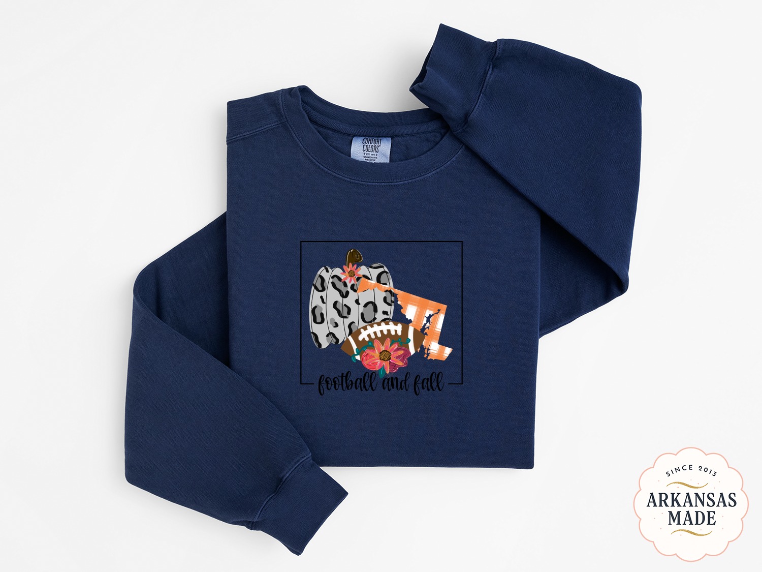 Fall Football Sweatshirt, Leopard Pumpkin Sweatshirt, Cute Autumn Sweatshirt, Graphic Sweatshirt, Thanksgiving Sweatshirt, Trendy Sweatshirt