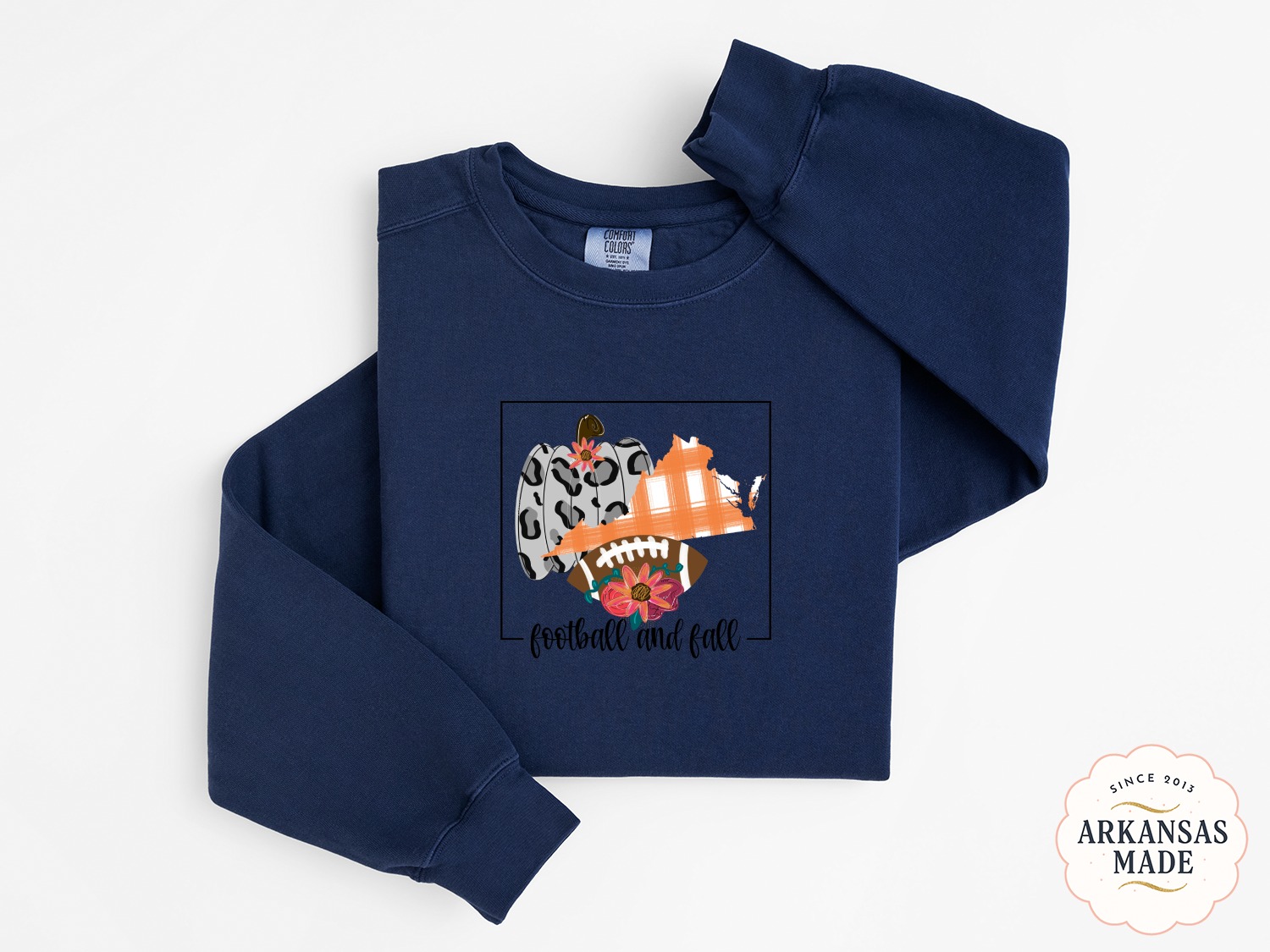Football and Fall Sweatshirt, Pumpkin Sweatshirt, Autumn Sweatshirt, Leopard Pumpkin, Trendy Fall Sweatshirt, Game Day Sweatshirt
