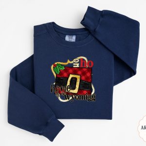 Home is Wyoming Sweatshirt, Wyoming Christmas Sweatshirt, Ho Ho Ho Wyoming Sweatshirt, Wyoming Souvenir Sweatshirt, Christmas Gift