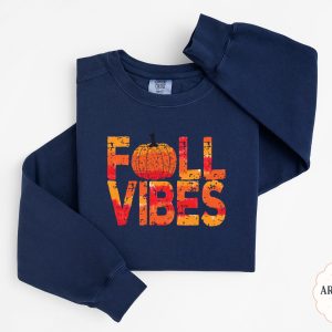 Fall Vibes Sweatshirt, Pumpkin Season Sweatshirt, Autumn Sweatshirt, Cute Thanksgiving Sweatshirt, Trendy Fall Sweatshirt