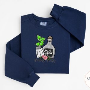 Feeling Salty Sweatshirt, Tequila Lime Shirt, Margarita Lover Gift, Cinco de Mayo Party Sweatshirt, Funny Drinking Sweatshirt, Gift for Her