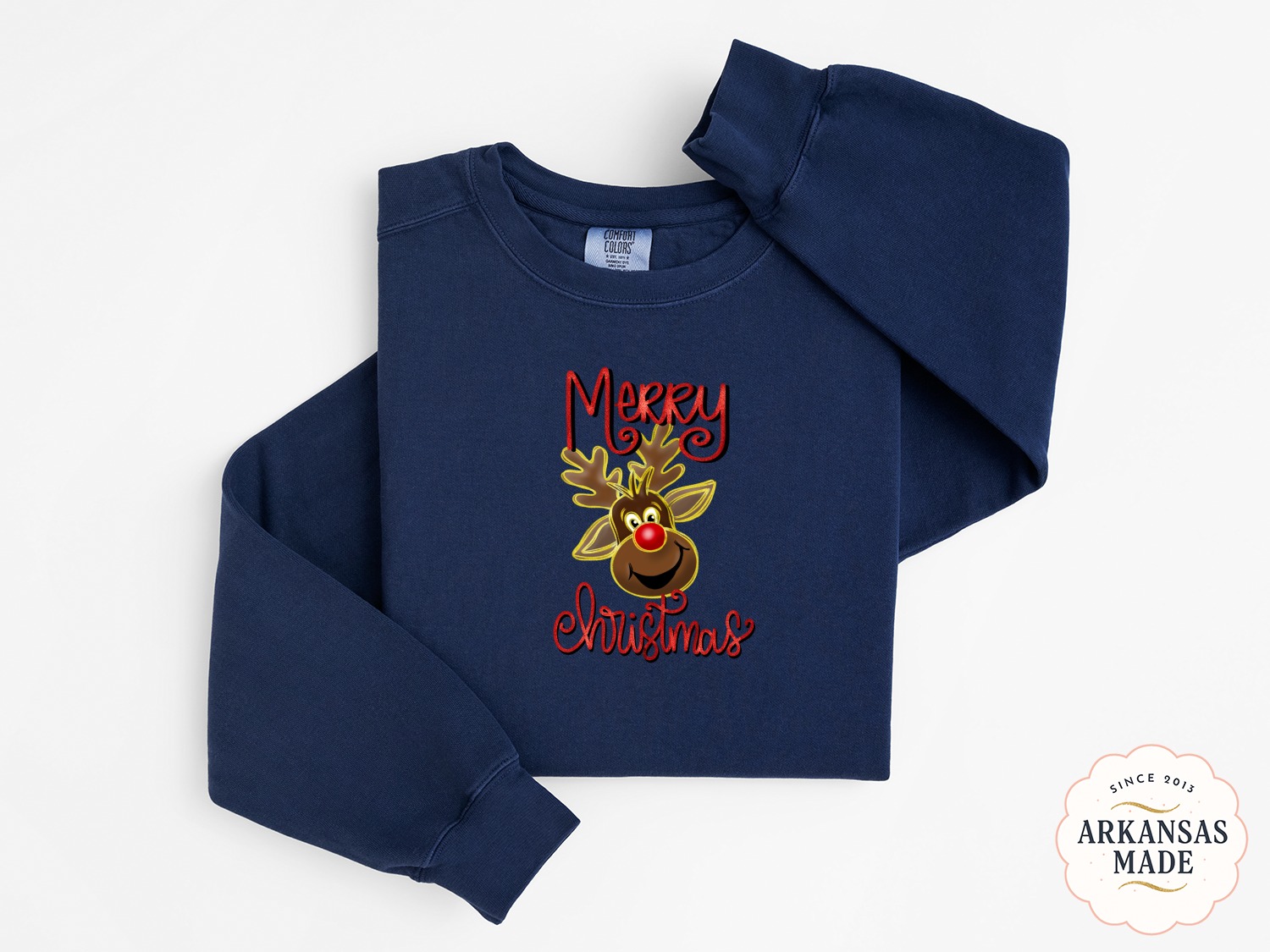 Merry Christmas Sweatshirt, Reindeer Sweatshirt, Holiday Sweatshirt, Christmas Reindeer Shirt, Christmas Gift Sweatshirt, Cute Sweatshirt