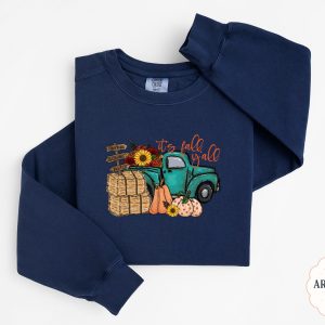 Its Fall Yall Sweatshirt, Autumn Truck Shirt, Thanksgiving Sweatshirt, Pumpkin Sweatshirt, Harvest Season Sweatshirt, Cute Fall Sweatshirt