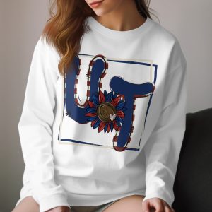 UT Long Sleeve T-Shirt, Fun State Pride Shirt, Unique Graphic Tee, Casual Everyday Wear, Bold Colors and Graphics, Comfortable Fit