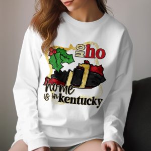 Kentucky Christmas Long Sleeve T-Shirt, Home State Holiday Shirt, Kentucky Pride Tee, Xmas Gift for Kentuckians, Long Sleeve Tee