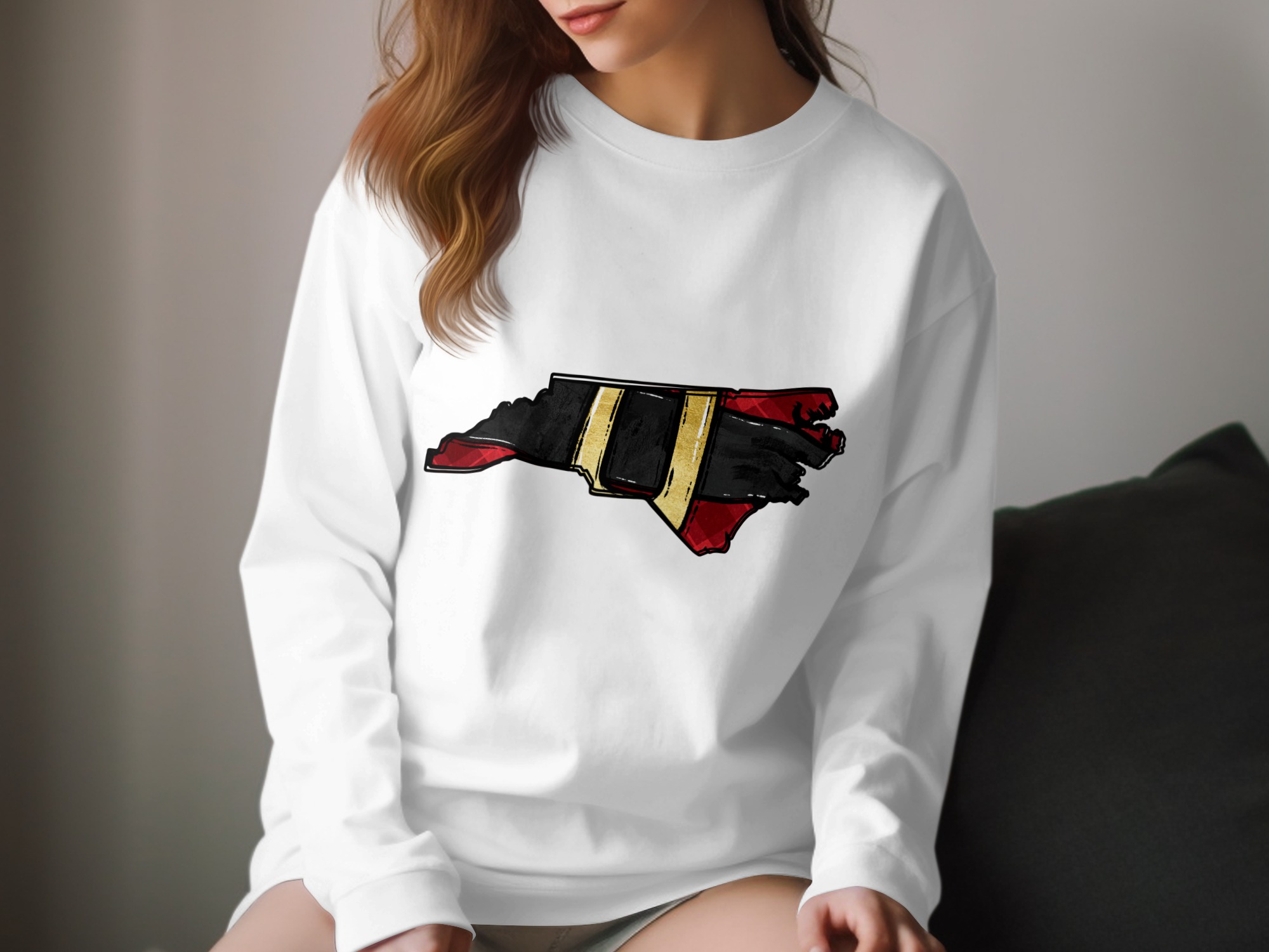 North Carolina Long Sleeve T-Shirt, NC State Pride Apparel, Home State Gift, Stylish NC Design, Southern Comfort Fashion, North Carolina