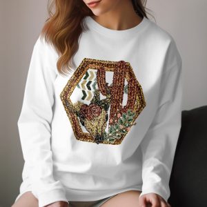 Floral Bull Skull Long Sleeve T-Shirt, Boho Western Tee, Desert Cactus, Southwestern Style Shirt, Country Fashion Top, Unique Gift Idea