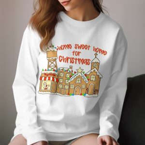 Home Sweet Home for Christmas T-Shirt, Gingerbread Town Tee, Holiday Gift Shirt, Christmas Village Shirt, Festive Tee, Cute Christmas T
