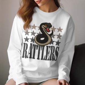 Rattlers T-Shirt, Snake Graphic Tee, Stars Design, Animal Shirt, Unique Reptile Lover Gift, Cool Statement Tshirt, Casual Snake Apparel