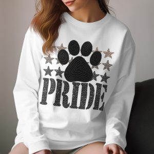 Pride Paw Print T-Shirt, Rope Design, Starry Background, Animal Lover Tee, Pet Pride T-Shirt, Unique Graphic T-Shirt, Gift for Pet Owners