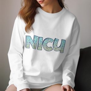 Nicu Sparkle Long Sleeve T-Shirt, Neonatal Unit Shirt, nicu Nurse Gift, nicu Mom, nicu Dad, Caregiver Long Sleeve T-Shirt