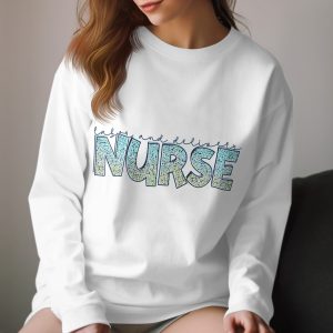 Labor and Delivery Nurse Long Sleeve T-Shirt, Sparkly Nurse Tee, Delivery Nurse, Hospital Nurse Gift, Nurse Appreciation Gift