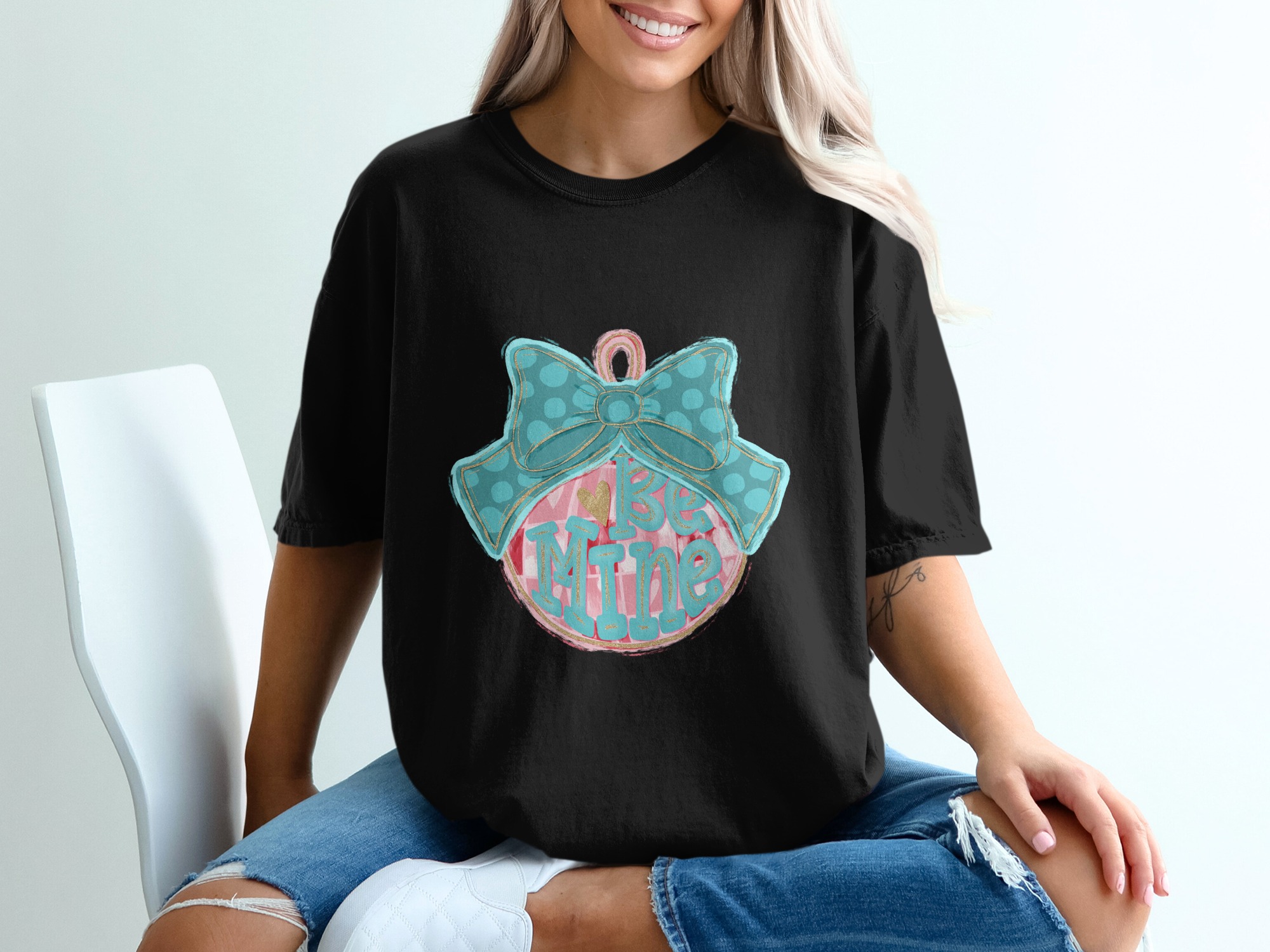 Be Mine T-Shirt, Valentines Day Shirt, Cute Valentines Tee, Love Shirt, Trendy Valentines Shirt, Gift for Her, Gift for Him, Anniversary - Image 2
