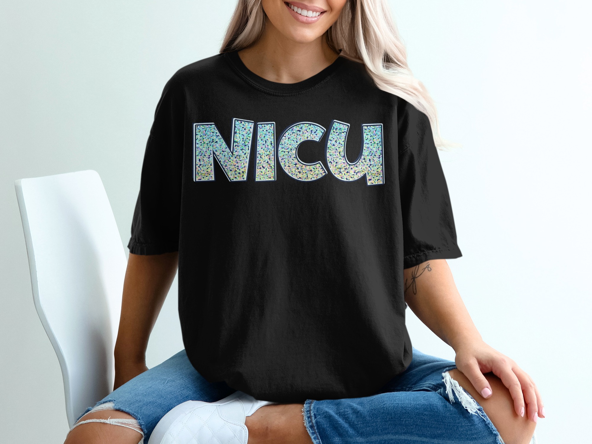 Nicu T-Shirt, Neonatal Intensive Care Unit Shirt, Nurse T-Shirt, nicu Squad, nicu Nurse Gift, nicu Design Shirt, Pediatric Nurse T-Shirt - Image 2