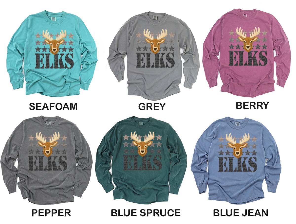 Elks T-Shirt, Knitted Deer with Stars, Animal Graphic Tee, Unique Design Gift, Wildlife Lover Apparel, Fashionable Shirt for Men and Women - Image 3