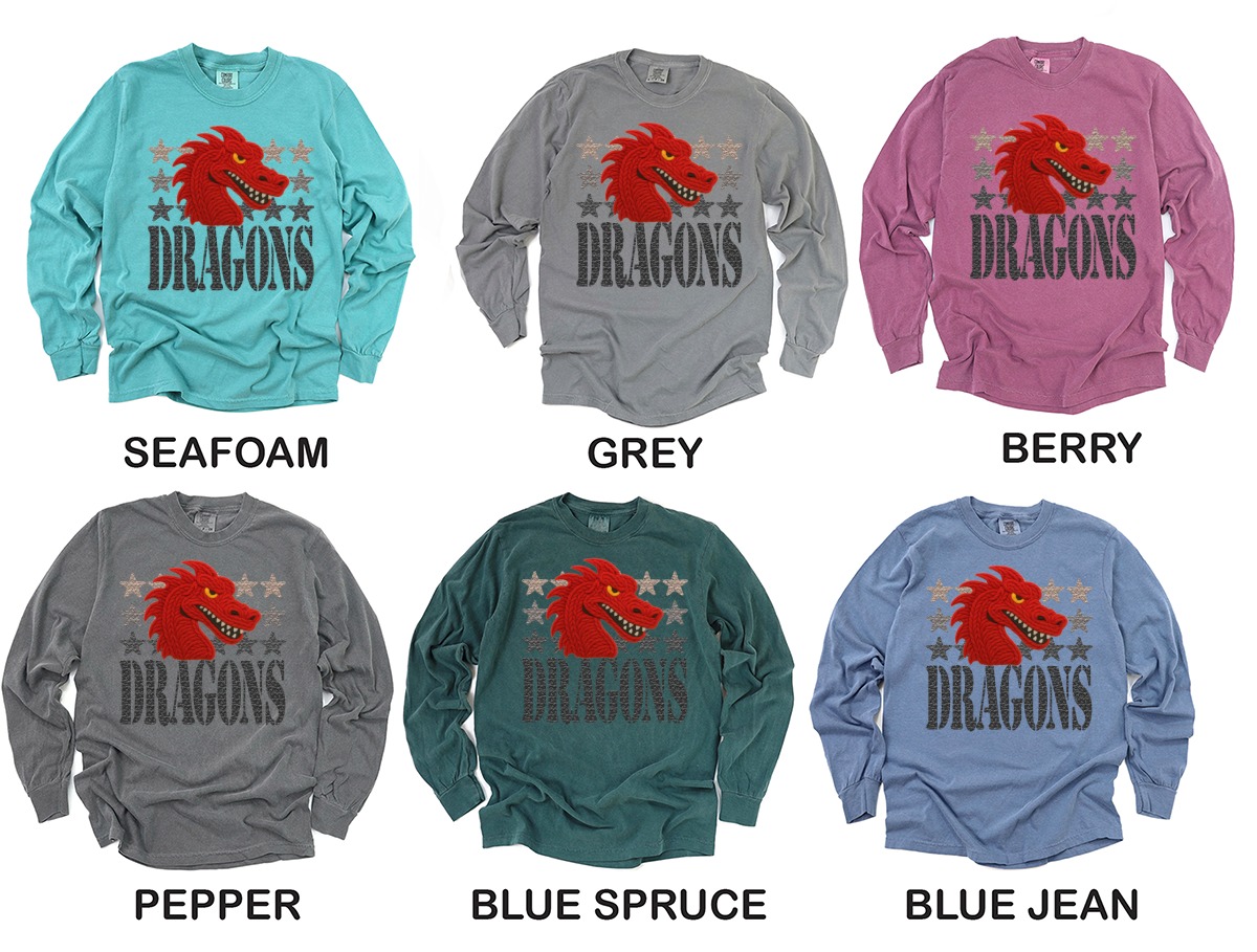 Red Dragon T-Shirt, Fantasy Creature Tee, Mythical Beast Shirt, Dragon Lover Gift, Star Dragon Graphic T-Shirt - Image 3