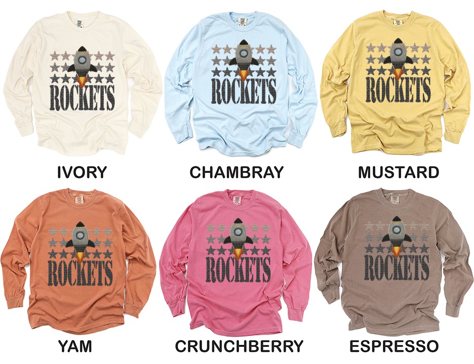 Knitted Rockets T-Shirt, Outer Space Shirt, Rocketship Tee, Space Lover Gift, Stars T-Shirt, Knitted Art Shirt, Kids T-Shirt, Unisex Shirt - Image 4